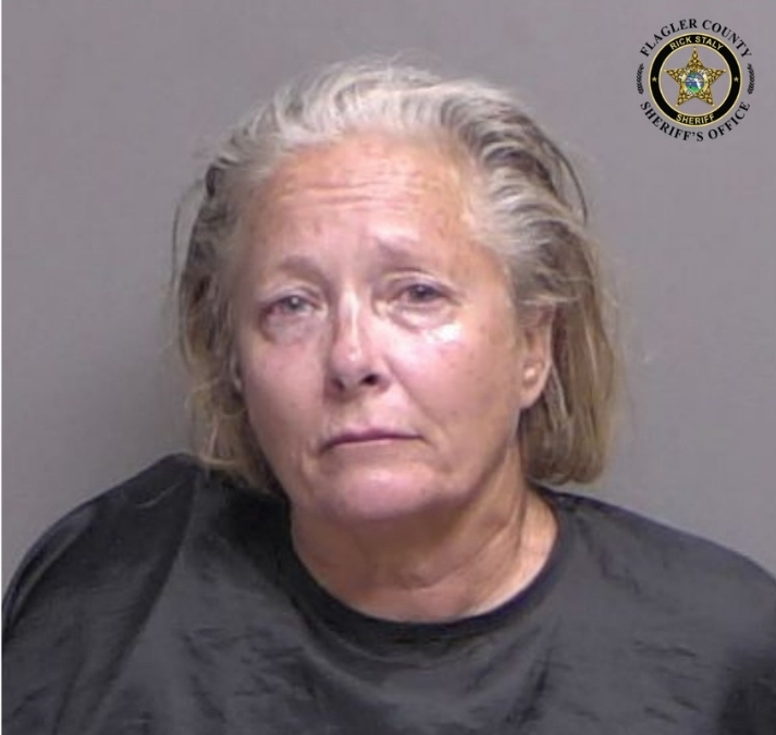 Sandra Teague mugshot after 44 dogs found in Palm Coast home, according to the Flagler County Sheriff’s Office