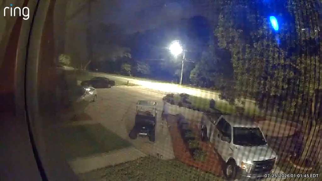 DeLand dog abuse video surveillance image released by police.